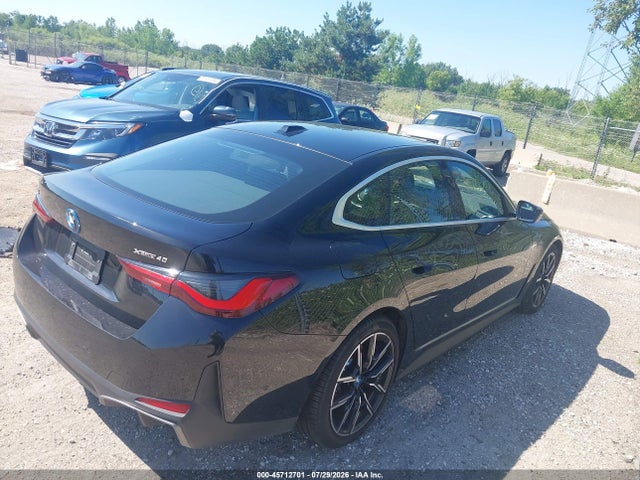 Продаж на аукціоні авто 2025 Bmw I4 Gran Coupe Xdrive40, vin: WBY43HD04SFU00630, номер лоту: 45712701