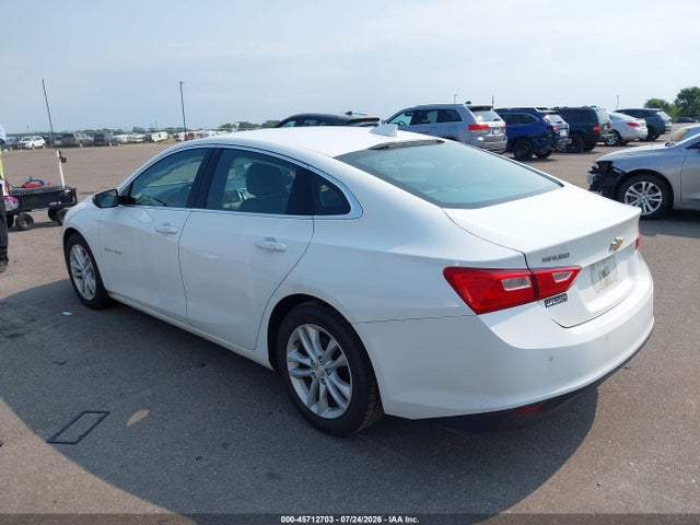 2016 Chevrolet Malibu Hybrid მანქანა იყიდება აუქციონზე, vin: 1G1ZJ5SU1GF328710, აუქციონის ნომერი: 45712703
