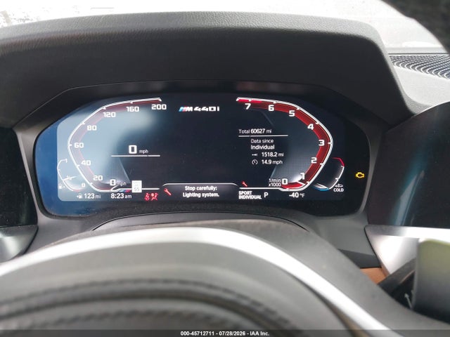 2022 Bmw M440i Gran Coupe Xdrive მანქანა იყიდება აუქციონზე, vin: WBA13AW00NFM18214, აუქციონის ნომერი: 45712711