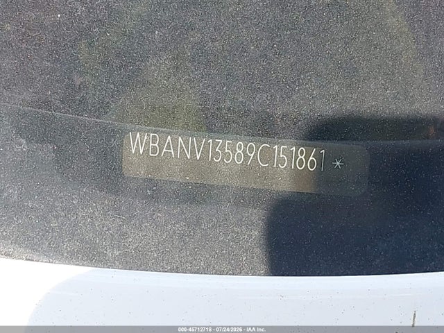 2009 Bmw 528i Xdrive მანქანა იყიდება აუქციონზე, vin: WBANV13589C151861, აუქციონის ნომერი: 45712718