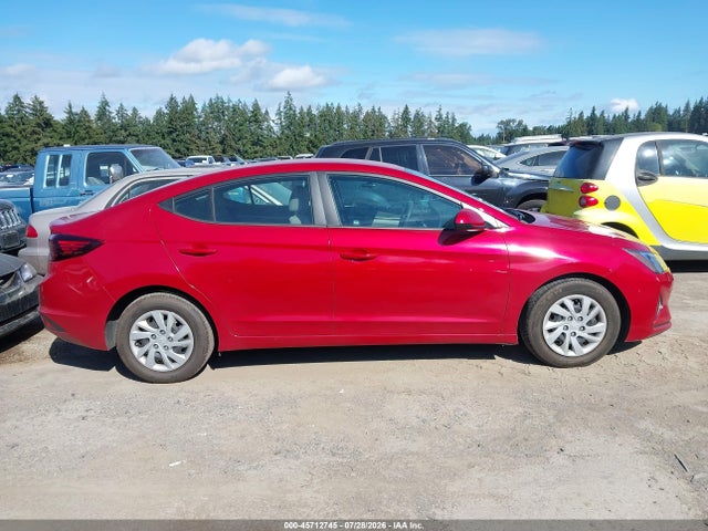 45712745 :رقم المزاد ، 5NPD74LF5KH493880 vin ، 2019 Hyundai Elantra Se مزاد بيع