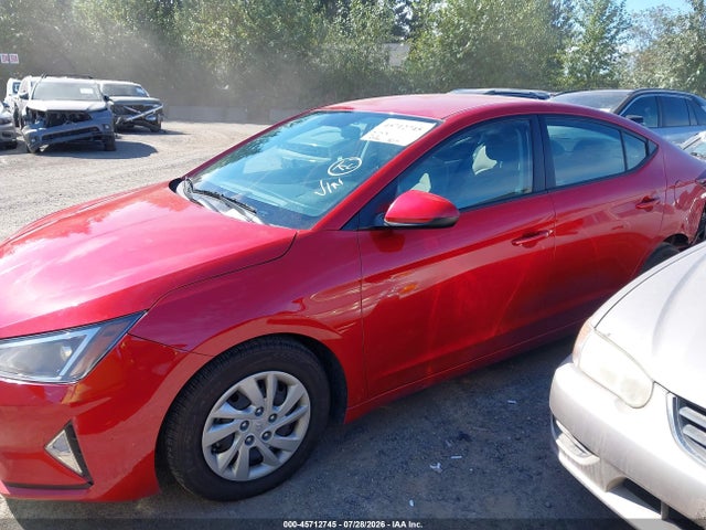 45712745 :رقم المزاد ، 5NPD74LF5KH493880 vin ، 2019 Hyundai Elantra Se مزاد بيع
