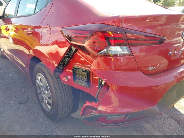 45712745 :رقم المزاد ، 5NPD74LF5KH493880 vin ، 2019 Hyundai Elantra Se مزاد بيع