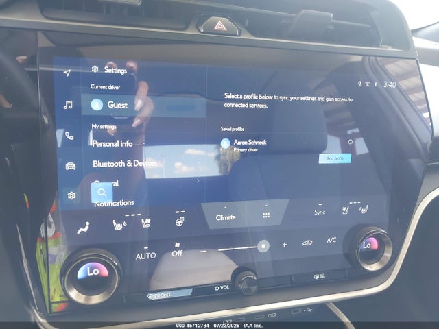 45712784 :رقم المزاد ، JTJAAAABXPA001567 vin ، 2023 Lexus Rz 450e Luxury مزاد بيع