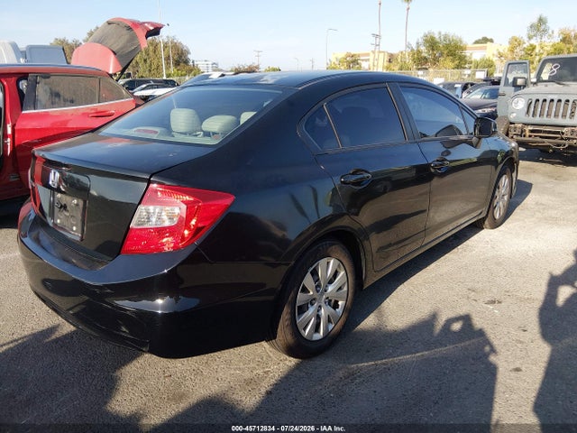 Aukcja sprzedaży 2012 Honda Civic Lx, vin: 2HGFB2F54CH566957, numer aukcji: 45712834
