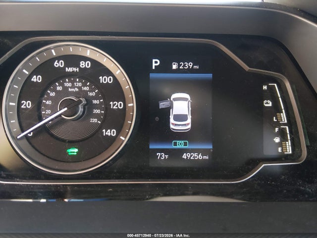 KMHC65LC6MU249217 Hyundai Ioniq Hybrid Blue