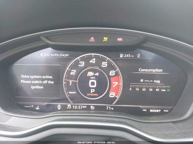 Продажа на аукционе авто 2019 Audi S4 3.0t Premium, vin: WAUC4AF48KA074472, номер лота: 45712945