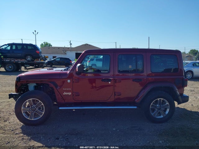 45713071 :رقم المزاد ، 1C4HJXEG6MW840673 vin ، 2021 Jeep Wrangler Unlimited Sahara 4x4 مزاد بيع
