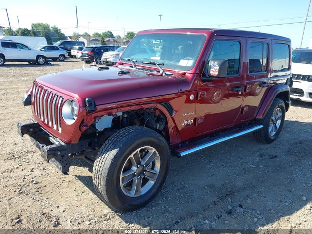 45713071 :رقم المزاد ، 1C4HJXEG6MW840673 vin ، 2021 Jeep Wrangler Unlimited Sahara 4x4 مزاد بيع