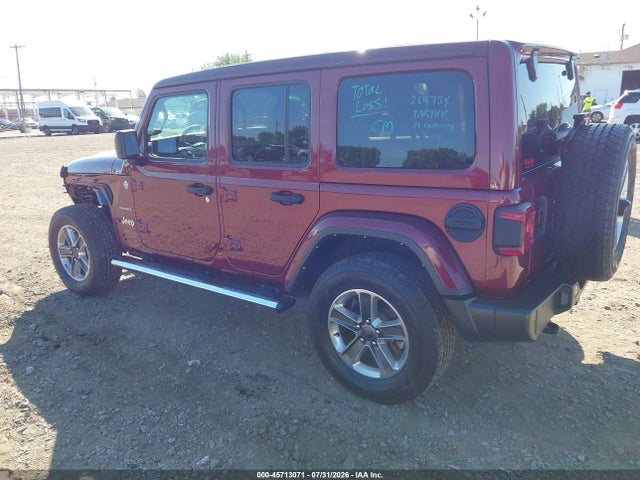 45713071 :رقم المزاد ، 1C4HJXEG6MW840673 vin ، 2021 Jeep Wrangler Unlimited Sahara 4x4 مزاد بيع