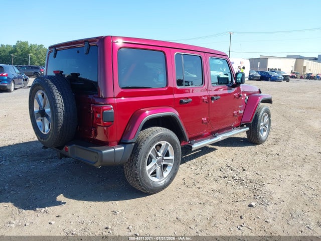 45713071 :رقم المزاد ، 1C4HJXEG6MW840673 vin ، 2021 Jeep Wrangler Unlimited Sahara 4x4 مزاد بيع