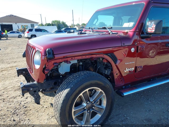 45713071 :رقم المزاد ، 1C4HJXEG6MW840673 vin ، 2021 Jeep Wrangler Unlimited Sahara 4x4 مزاد بيع