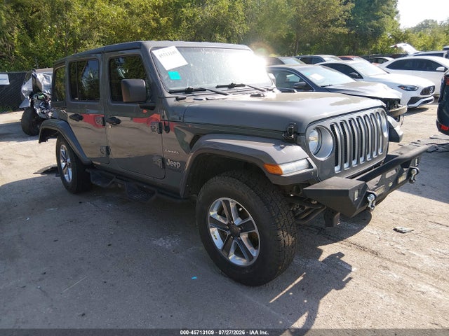 45713109 :رقم المزاد ، 1C4HJXEN0MW525494 vin ، 2021 Jeep Wrangler Unlimited Sahara 4x4 مزاد بيع