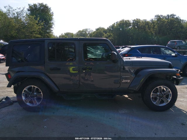 45713109 :رقم المزاد ، 1C4HJXEN0MW525494 vin ، 2021 Jeep Wrangler Unlimited Sahara 4x4 مزاد بيع