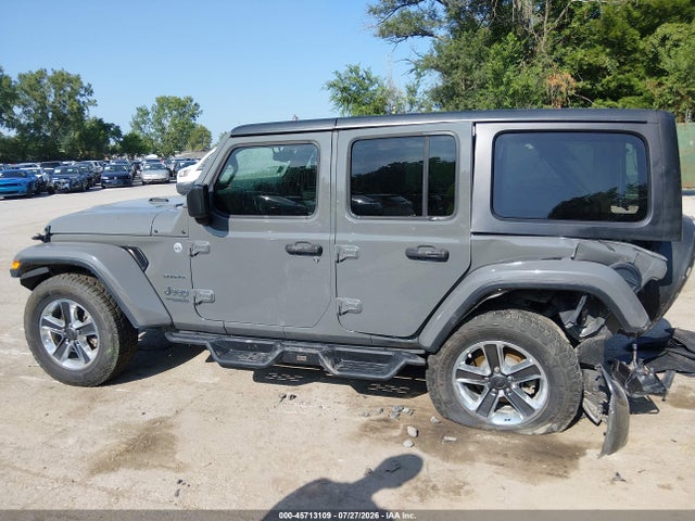 45713109 :رقم المزاد ، 1C4HJXEN0MW525494 vin ، 2021 Jeep Wrangler Unlimited Sahara 4x4 مزاد بيع