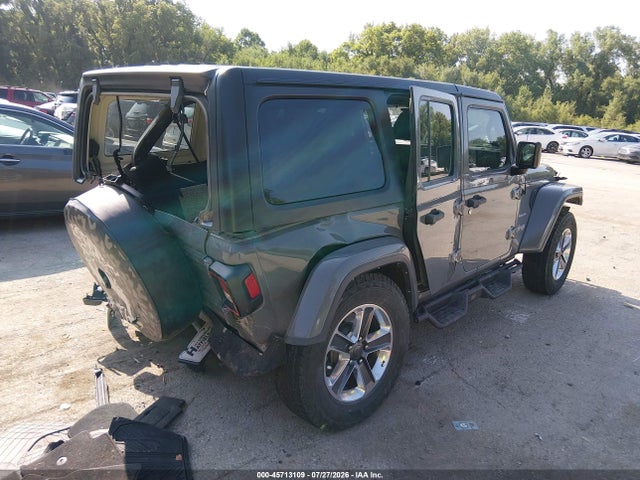 45713109 :رقم المزاد ، 1C4HJXEN0MW525494 vin ، 2021 Jeep Wrangler Unlimited Sahara 4x4 مزاد بيع