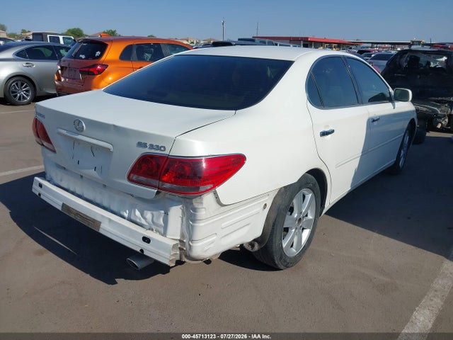 2005 Lexus Es 330 მანქანა იყიდება აუქციონზე, vin: JTHBA30G455089231, აუქციონის ნომერი: 45713123