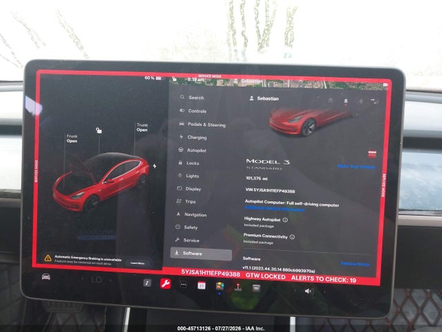 5YJ3E1EA9LF739640 Tesla Model 3 Standard Range Plus Rear-wheel Drive/standard Range Rear-wheel Drive