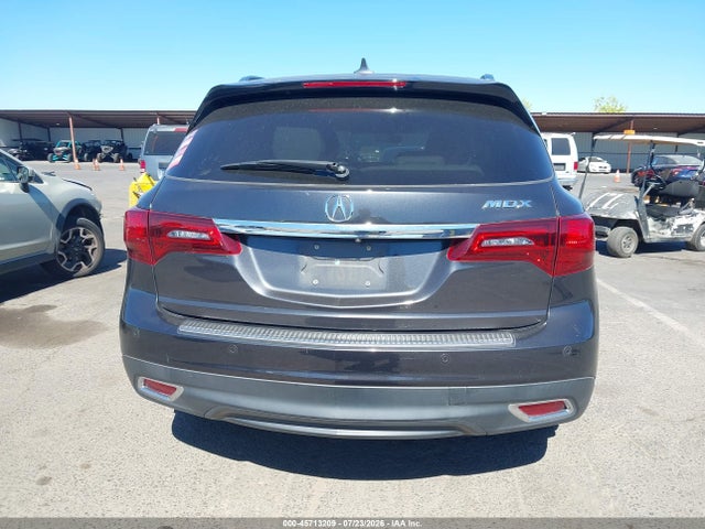 45713209 :رقم المزاد ، 5FRYD3H98GB011527 vin ، 2016 Acura Mdx Advance   Entertainment Packages/advance Package مزاد بيع