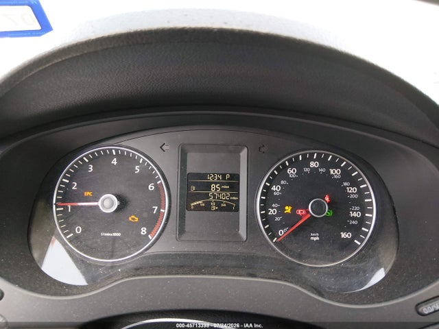 2014 Volkswagen Jetta 1.8t Se მანქანა იყიდება აუქციონზე, vin: 3VWD07AJ2EM286596, აუქციონის ნომერი: 45713398