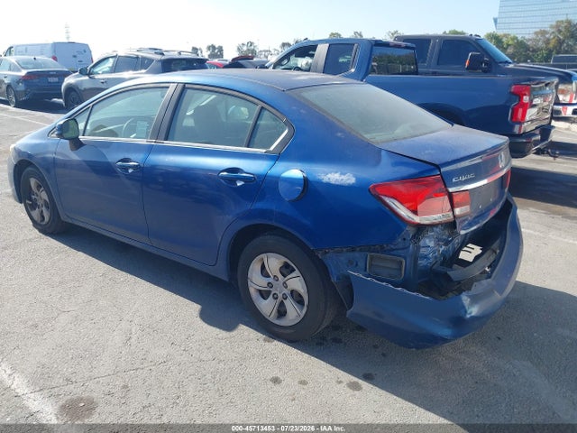 Продажа на аукционе авто 2013 Honda Civic Lx, vin: 19XFB2F51DE257703, номер лота: 45713453