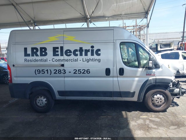 3C6LRVBG6NE102161 RAM Promaster 1500 High Roof 136 Wb