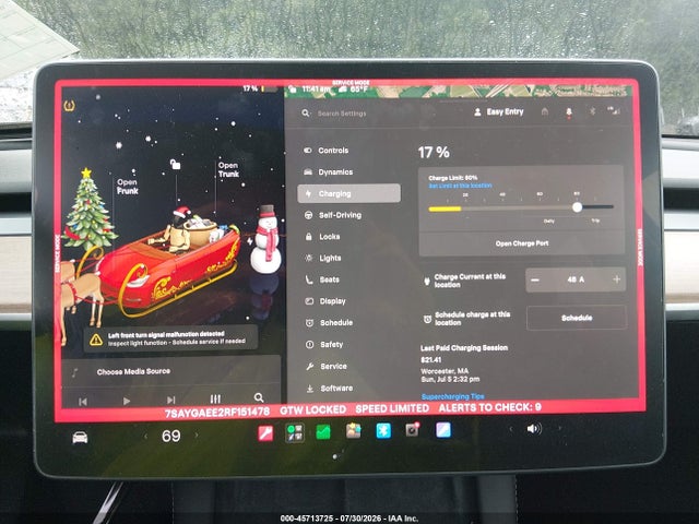 Aukcja sprzedaży 2024 Tesla Model Y Long Range Dual Motor All-wheel Drive, vin: 7SAYGAEE2RF151478, numer aukcji: 45713725