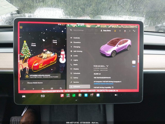 Aukcja sprzedaży 2024 Tesla Model Y Long Range Dual Motor All-wheel Drive, vin: 7SAYGAEE2RF151478, numer aukcji: 45713725