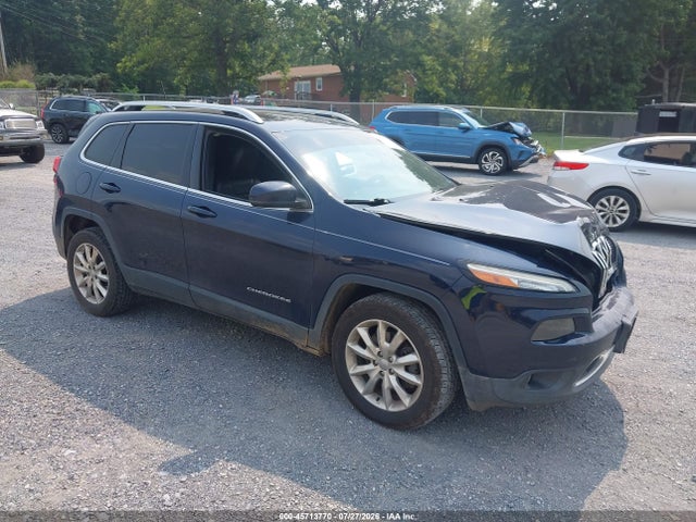 Продаж на аукціоні авто 2016 Jeep Cherokee Limited, vin: 1C4PJMDS1GW155534, номер лоту: 45713770