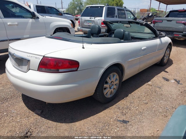45713821 :رقم المزاد ، 1C3EL65R04N127304 vin ، 2004 Chrysler Sebring Limited مزاد بيع