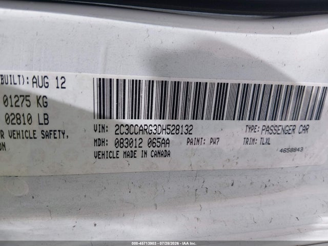2013 Chrysler 300 Motown მანქანა იყიდება აუქციონზე, vin: 2C3CCARG3DH528132, აუქციონის ნომერი: 45713903