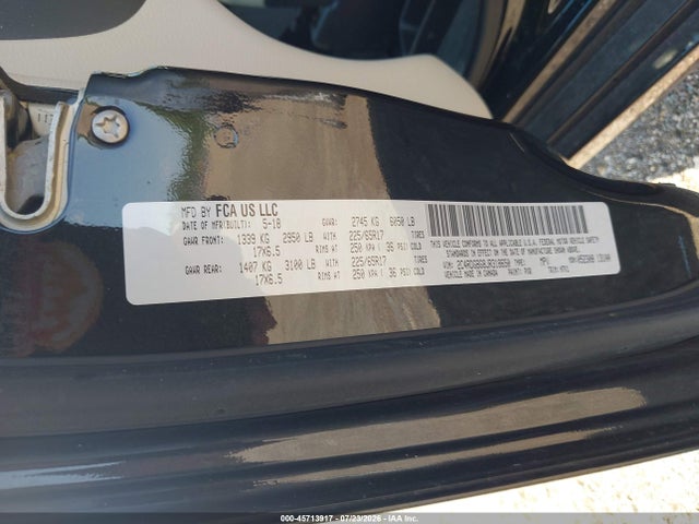 2018 Dodge Grand Caravan Se მანქანა იყიდება აუქციონზე, vin: 2C4RDGBG8JR318650, აუქციონის ნომერი: 45713917
