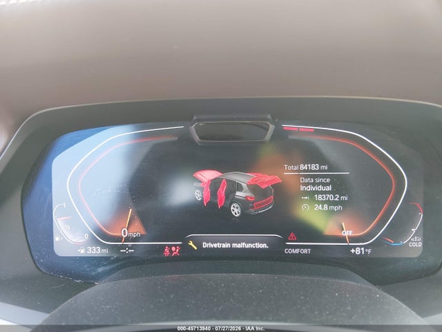 Auction sale of the 2019 Bmw X5 Xdrive40i, vin: 5UXCR6C54KLK84620, lot number: 45713940