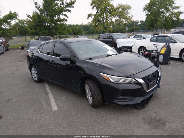 2022 Nissan Sentra S Xtronic Cvt მანქანა იყიდება აუქციონზე, vin: 3N1AB8BV4NY309301, აუქციონის ნომერი: 45713988
