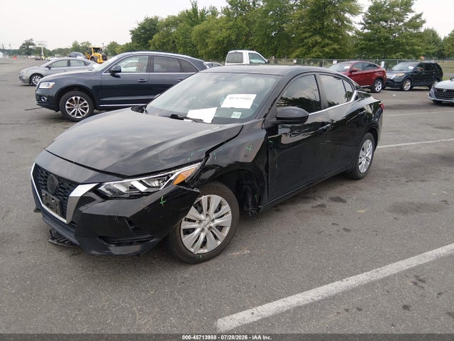 2022 Nissan Sentra S Xtronic Cvt მანქანა იყიდება აუქციონზე, vin: 3N1AB8BV4NY309301, აუქციონის ნომერი: 45713988