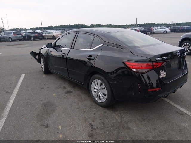 2022 Nissan Sentra S Xtronic Cvt მანქანა იყიდება აუქციონზე, vin: 3N1AB8BV4NY309301, აუქციონის ნომერი: 45713988