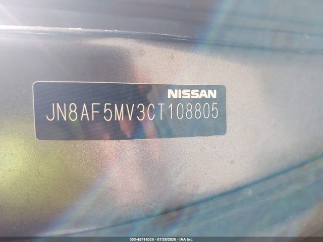 Продажа на аукционе авто 2012 Nissan Juke Sl, vin: JN8AF5MV3CT108805, номер лота: 45714028