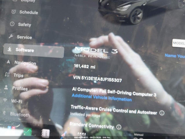 Tesla Model 3 Long Range/mid Range 2018 5YJ3E1EA8JF155307 Image 15