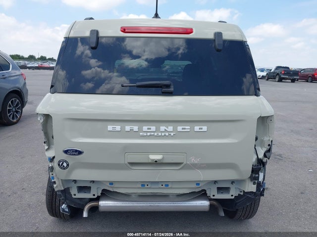 Продажа на аукционе авто 2025 Ford Bronco Sport Big Bend, vin: 3FMCR9BN0SRF77612, номер лота: 45714114