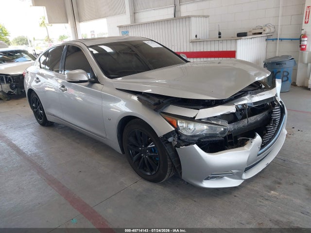 45714143 :رقم المزاد ، JN1BV7AP4FM333949 vin ، 2015 Infiniti Q50 Premium/sport مزاد بيع