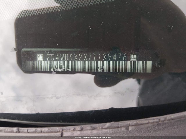 Aukcja sprzedaży 2007 Buick Lacrosse Cxl, vin: 2G4WD582X71189476, numer aukcji: 45714169
