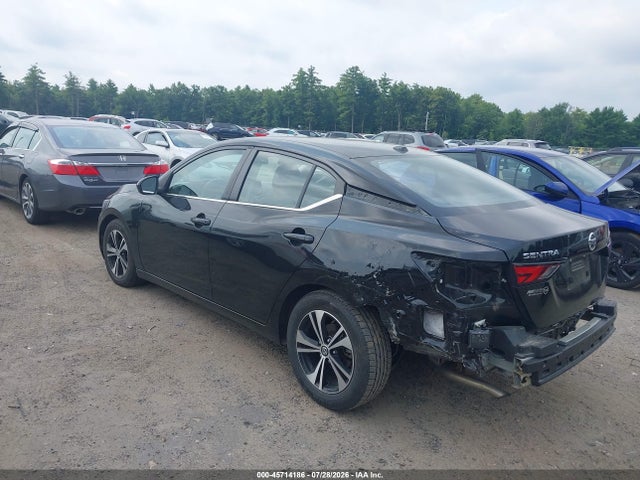 2022 Nissan Sentra Sv Xtronic Cvt მანქანა იყიდება აუქციონზე, vin: 3N1AB8CV9NY267612, აუქციონის ნომერი: 45714186