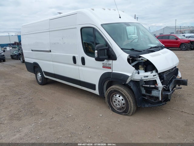 2021 Ram Promaster 3500 Cargo Van High Roof 159 Wb Ext მანქანა იყიდება აუქციონზე, vin: 3C6MRVJG1ME561957, აუქციონის ნომერი: 45714238