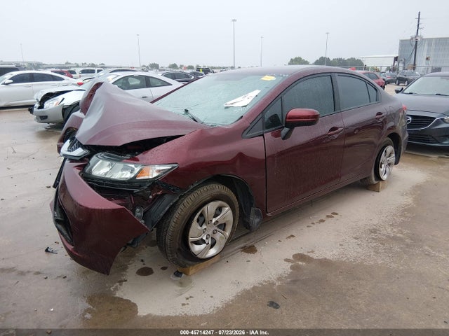 Aukcja sprzedaży 2014 Honda Civic Lx, vin: 19XFB2F56EE035496, numer aukcji: 45714247