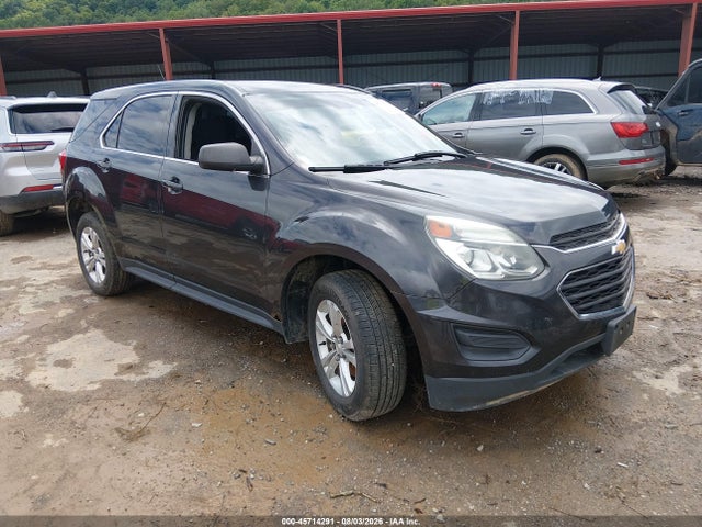 2016 Chevrolet Equinox Ls მანქანა იყიდება აუქციონზე, vin: 2GNFLEEK0G6139210, აუქციონის ნომერი: 45714291