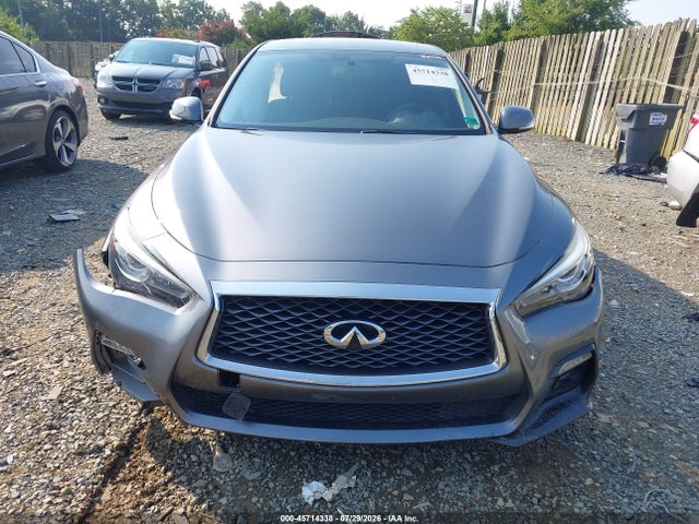 2018 Infiniti Q50 3.0t Sport მანქანა იყიდება აუქციონზე, vin: JN1EV7AP7JM364053, აუქციონის ნომერი: 45714338