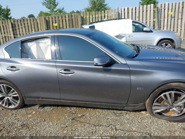 2018 Infiniti Q50 3.0t Sport მანქანა იყიდება აუქციონზე, vin: JN1EV7AP7JM364053, აუქციონის ნომერი: 45714338
