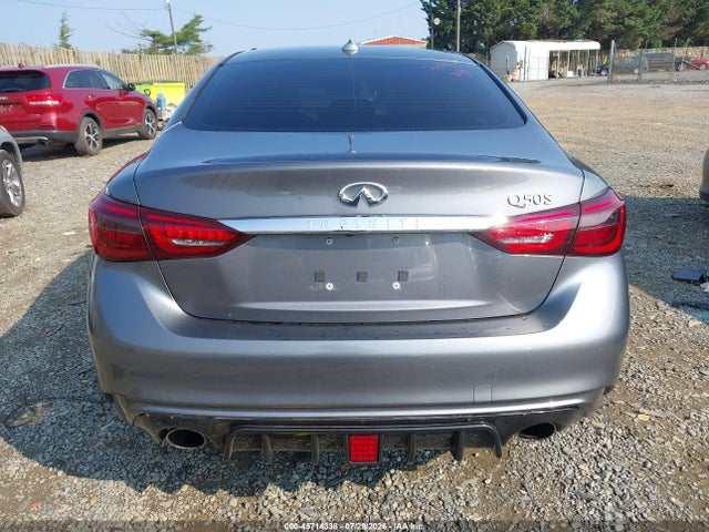 2018 Infiniti Q50 3.0t Sport მანქანა იყიდება აუქციონზე, vin: JN1EV7AP7JM364053, აუქციონის ნომერი: 45714338