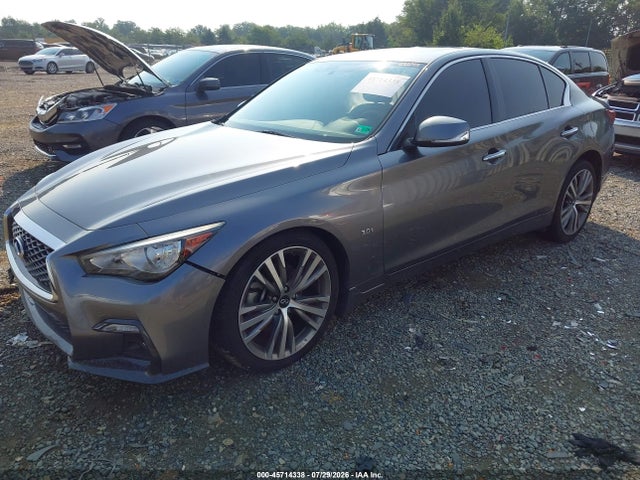 2018 Infiniti Q50 3.0t Sport მანქანა იყიდება აუქციონზე, vin: JN1EV7AP7JM364053, აუქციონის ნომერი: 45714338