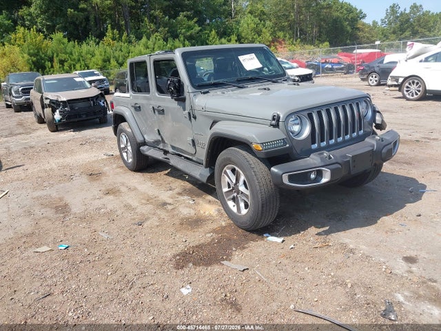 2021 Jeep Wrangler Unlimited Sahara მანქანა იყიდება აუქციონზე, vin: 1C4HJXEN6MW812127, აუქციონის ნომერი: 45714465